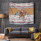 Egypt Christmas Baba Noel In Cairo Tapestry Santa On Camel Pyramids Coptic Church