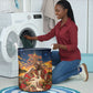 Kenya Christmas African Holy Family Laundry Basket Savanna Sunset Baby Jesus