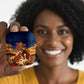 Kenya Christmas African Holy Family AirPods Case Savanna Sunset Baby Jesus