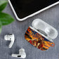 Kenya Christmas African Holy Family AirPods Case Savanna Sunset Baby Jesus
