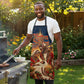 Kenya Christmas African Holy Family Apron Savanna Sunset Baby Jesus