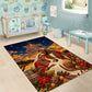 Kenya Christmas African Holy Family Area Rug Savanna Sunset Baby Jesus