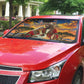 Kenya Christmas African Holy Family Auto Sun Shade Savanna Sunset Baby Jesus