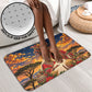 Kenya Christmas African Holy Family Bathroom Set Savanna Sunset Baby Jesus