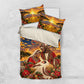 Kenya Christmas African Holy Family Bedding Set Savanna Sunset Baby Jesus