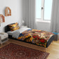 Kenya Christmas African Holy Family Bedding Set Savanna Sunset Baby Jesus