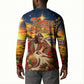 Kenya Christmas African Holy Family Button Sweatshirt Savanna Sunset Baby Jesus