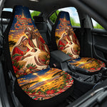 Kenya Christmas African Holy Family Car Seat Cover Savanna Sunset Baby Jesus