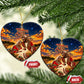 Kenya Christmas African Holy Family Ceramic Ornament Savanna Sunset Baby Jesus