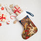 Kenya Christmas African Holy Family Christmas Stocking Savanna Sunset Baby Jesus