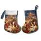 Kenya Christmas African Holy Family Christmas Stocking Savanna Sunset Baby Jesus