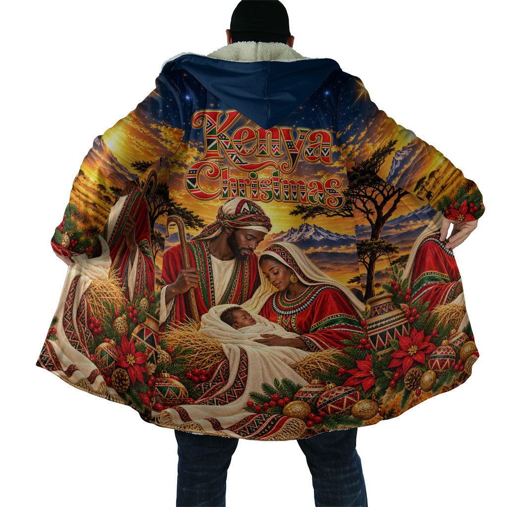 Kenya Christmas African Holy Family Cloak Savanna Sunset Baby Jesus