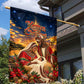 Kenya Christmas African Holy Family Garden Flag Savanna Sunset Baby Jesus