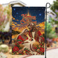 Kenya Christmas African Holy Family Garden Flag Savanna Sunset Baby Jesus