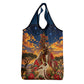 Kenya Christmas African Holy Family Grocery Bag Savanna Sunset Baby Jesus