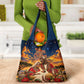 Kenya Christmas African Holy Family Grocery Bag Savanna Sunset Baby Jesus