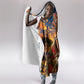 Kenya Christmas African Holy Family Hooded Blanket Savanna Sunset Baby Jesus
