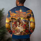 Kenya Christmas African Holy Family Ugly Christmas Sweater Savanna Sunset Baby Jesus
