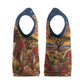Kenya Christmas African Holy Family Christmas Knitted V-Neck Vest Savanna Sunset Baby Jesus