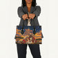 Kenya Christmas African Holy Family Leather Bag Savanna Sunset Baby Jesus