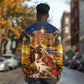 Kenya Christmas African Holy Family Long Sleeve Shirt Savanna Sunset Baby Jesus