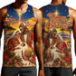 Kenya Christmas African Holy Family Men Tank Top Savanna Sunset Baby Jesus