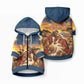 Kenya Christmas African Holy Family Pet Hoodie Savanna Sunset Baby Jesus