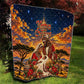 Kenya Christmas African Holy Family Quilt Savanna Sunset Baby Jesus