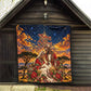 Kenya Christmas African Holy Family Quilt Savanna Sunset Baby Jesus