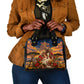 Kenya Christmas African Holy Family Shoulder Handbag Savanna Sunset Baby Jesus