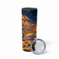 Kenya Christmas African Holy Family Skinny Tumbler Savanna Sunset Baby Jesus