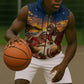 Kenya Christmas African Holy Family Sleeveless Zip Hoodie Savanna Sunset Baby Jesus