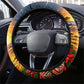 Kenya Christmas African Holy Family Steering Wheel Cover Savanna Sunset Baby Jesus