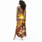 Kenya Christmas African Holy Family Summer Maxi Dress Savanna Sunset Baby Jesus