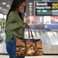 Kenya Christmas African Holy Family Travel Bag Savanna Sunset Baby Jesus