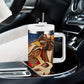 Kenya Christmas African Holy Family Tumbler With Handle Savanna Sunset Baby Jesus