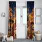 Kenya Christmas African Holy Family Window Curtain Savanna Sunset Baby Jesus