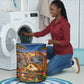 Zimbabwe Christmas Holy Family Laundry Basket African Safari Wildlife Savanna Sunset Baby Jesus