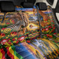 Zimbabwe Christmas Holy Family Back Car Seat Cover African Safari Wildlife Savanna Sunset Baby Jesus