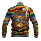 Zimbabwe Christmas Holy Family Baseball Jacket African Safari Wildlife Savanna Sunset Baby Jesus