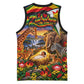 Zimbabwe Christmas Holy Family Basketball Jersey African Safari Wildlife Savanna Sunset Baby Jesus