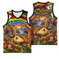 Zimbabwe Christmas Holy Family Basketball Jersey African Safari Wildlife Savanna Sunset Baby Jesus