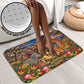 Zimbabwe Christmas Holy Family Bathroom Set African Safari Wildlife Savanna Sunset Baby Jesus