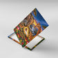 Zimbabwe Christmas Holy Family Canvas Wall Art African Safari Wildlife Savanna Sunset Baby Jesus