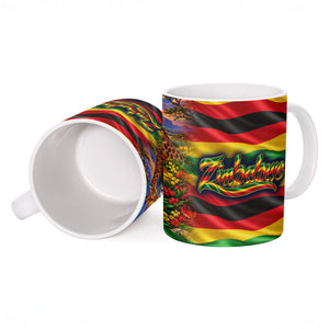 Zimbabwe Christmas Holy Family Ceramic Mug African Safari Wildlife Savanna Sunset Baby Jesus