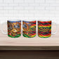 Zimbabwe Christmas Holy Family Ceramic Mug African Safari Wildlife Savanna Sunset Baby Jesus