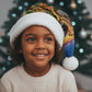 Zimbabwe Christmas Holy Family Christmas Santa Hat African Safari Wildlife Savanna Sunset Baby Jesus