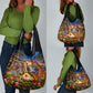Zimbabwe Christmas Holy Family Grocery Bag African Safari Wildlife Savanna Sunset Baby Jesus