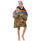 Zimbabwe Christmas Holy Family Kid Wearable Blanket Hoodie African Safari Wildlife Savanna Sunset Baby Jesus
