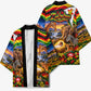 Zimbabwe Christmas Holy Family Kimono African Safari Wildlife Savanna Sunset Baby Jesus